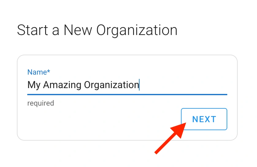 Name your Organization
