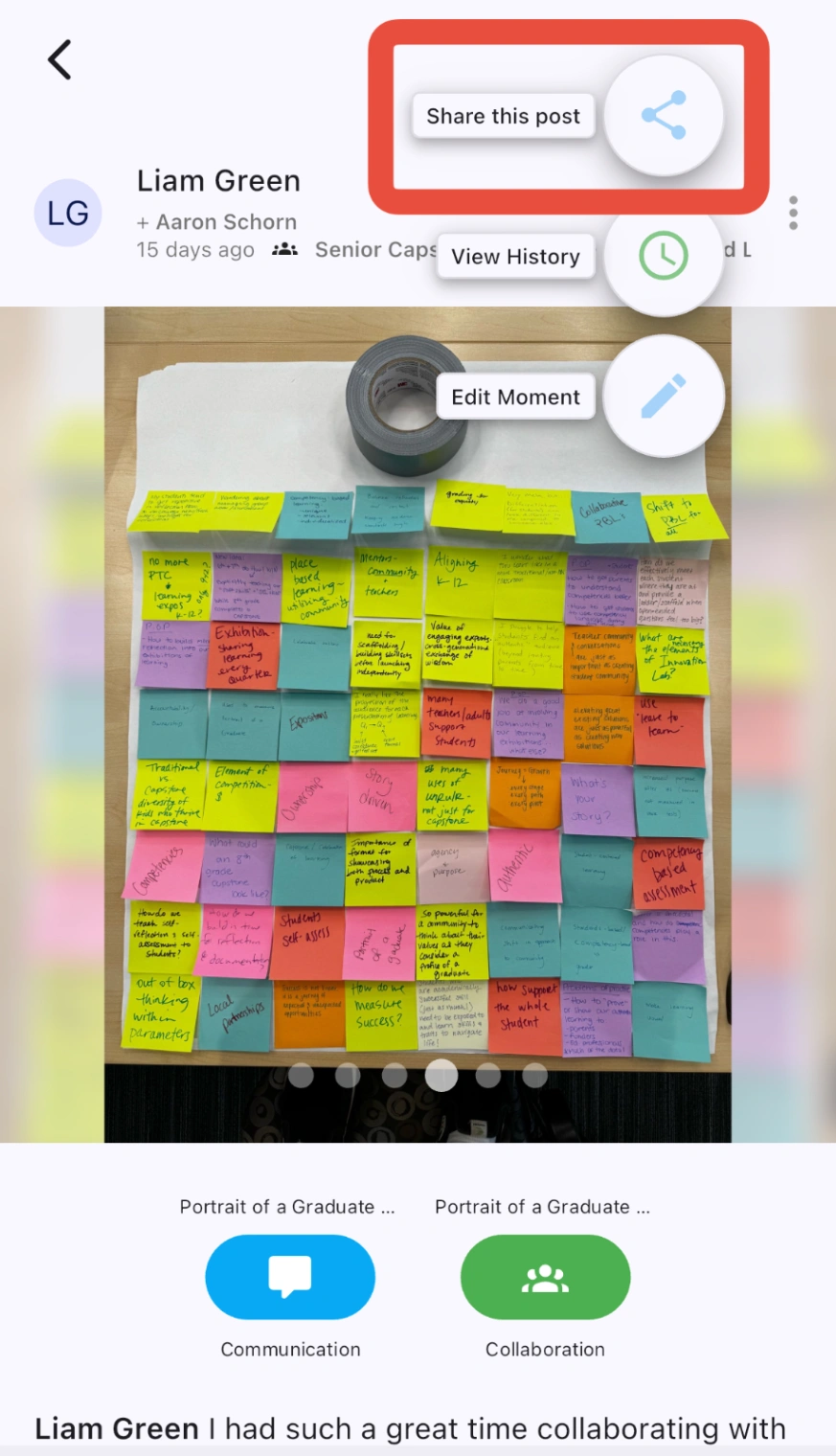 Share this Post Button