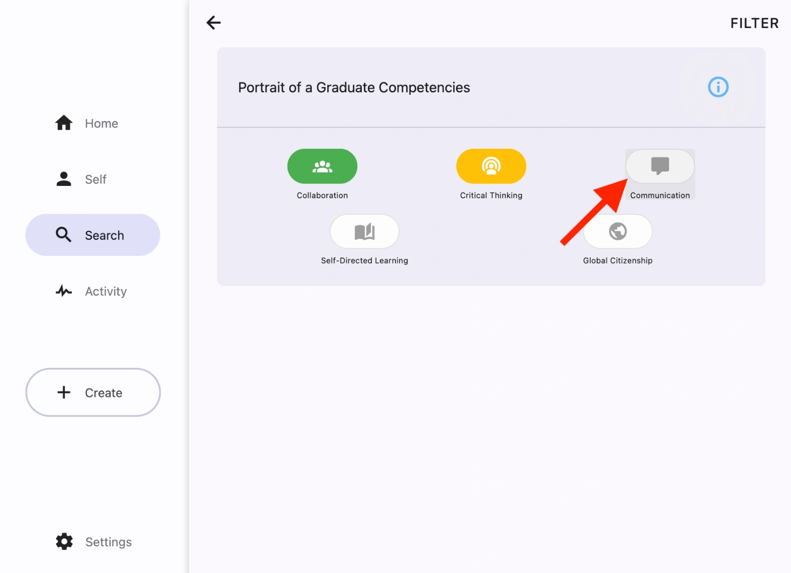 Select COGS to filter