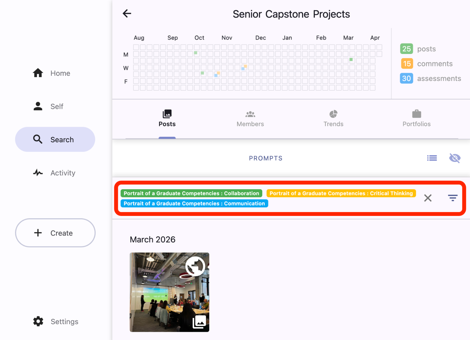 COGS filter indicators