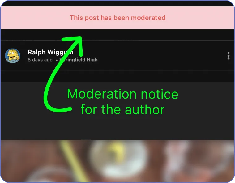 Moderated Post